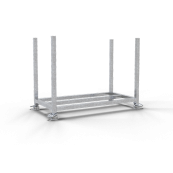 Stackable pallet | for base plates | galvanized